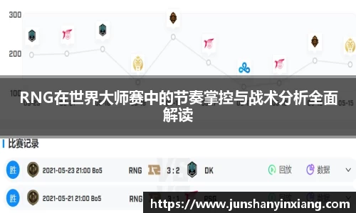 RNG在世界大师赛中的节奏掌控与战术分析全面解读