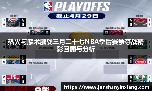 热火与魔术激战三月二十七NBA季后赛争夺战精彩回顾与分析
